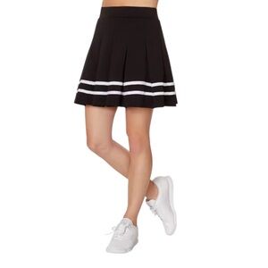 Spirit Cheerleading Uniform Skirt Black & White Size XS